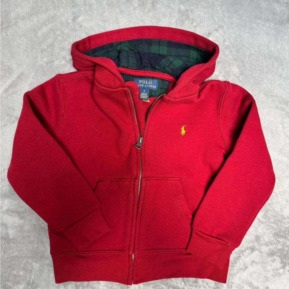 Polo Ralph Lauren Boys Seasonal Full Zip Fleece-Isfzhood Sz 5 New W/O Tags